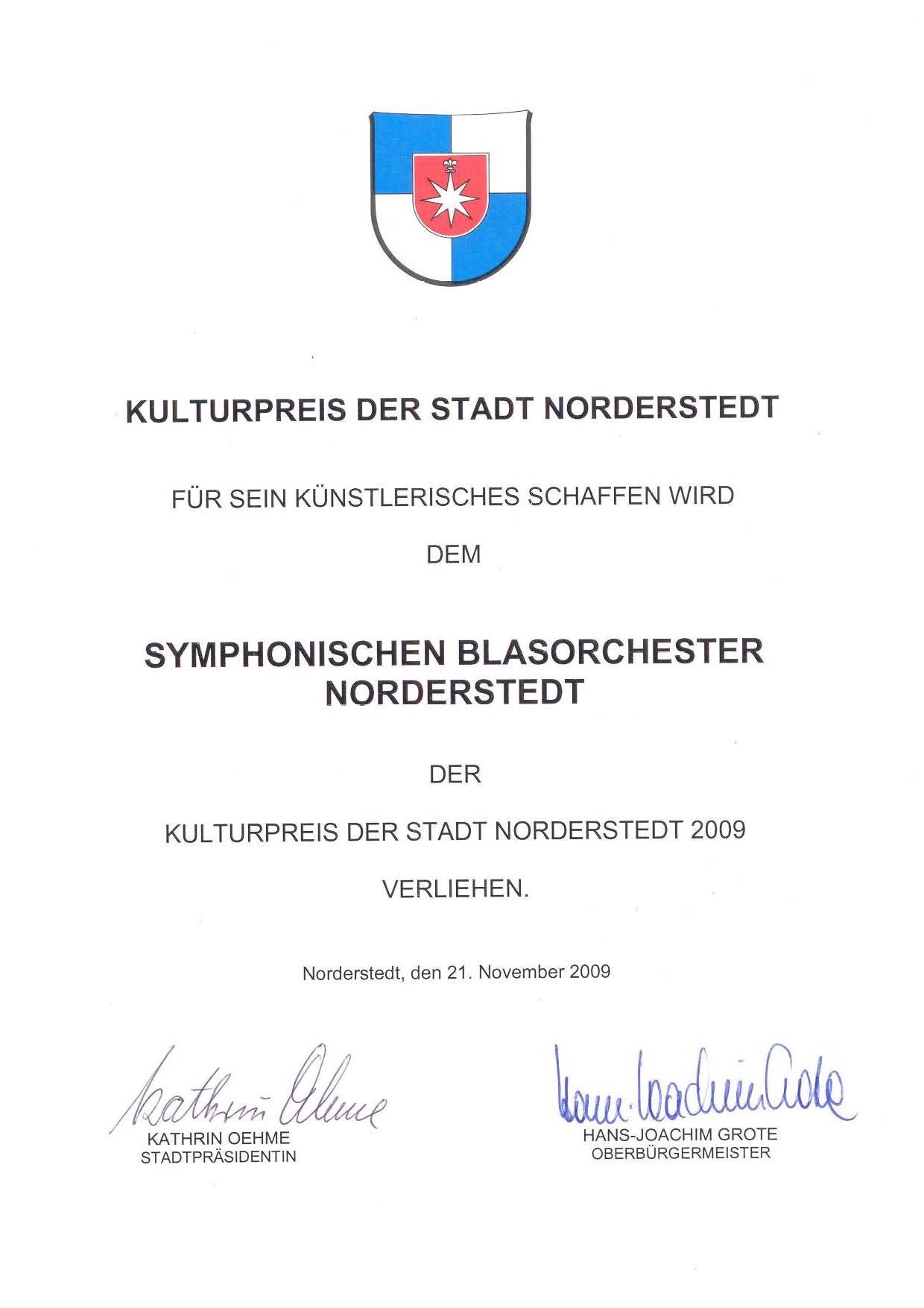 Kulturpreis 2009